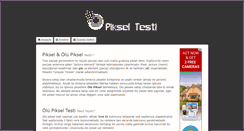 Desktop Screenshot of pikseltesti.com