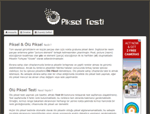 Tablet Screenshot of pikseltesti.com